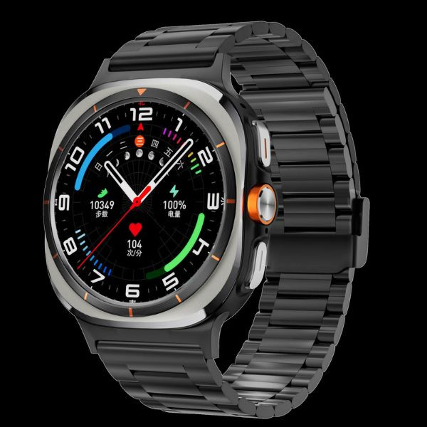 Smartwatch W7 black sa metalnom narukvicom