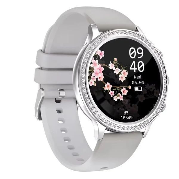 Lige smartwatch BW1837/I70 silver sa gumenom narukvicom