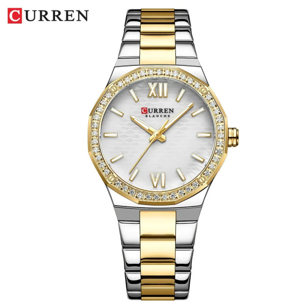 Curren 9103 silver gold